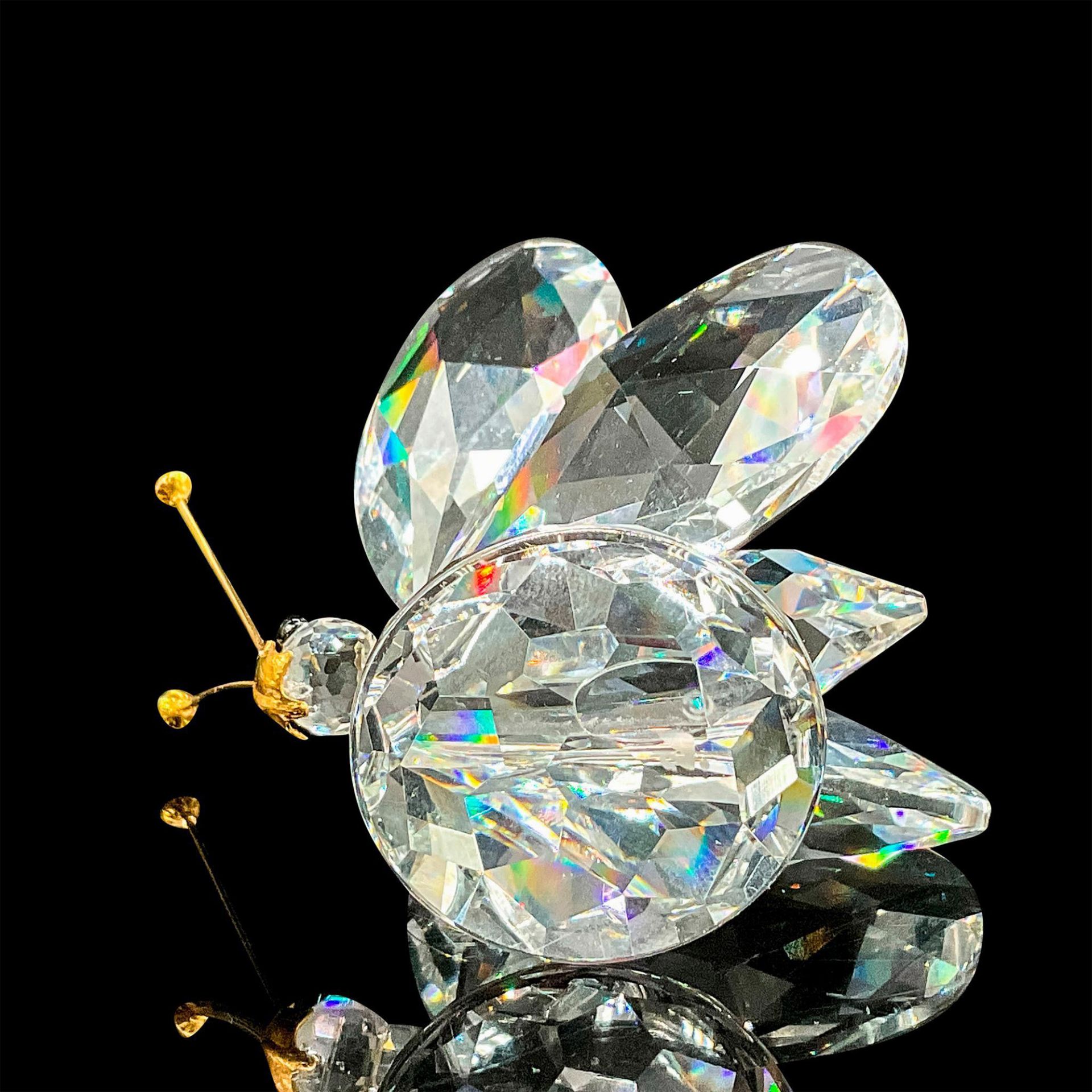 Swarovski Crystal Figurine, Butterfly with Gold Antennae - Image 4 of 5