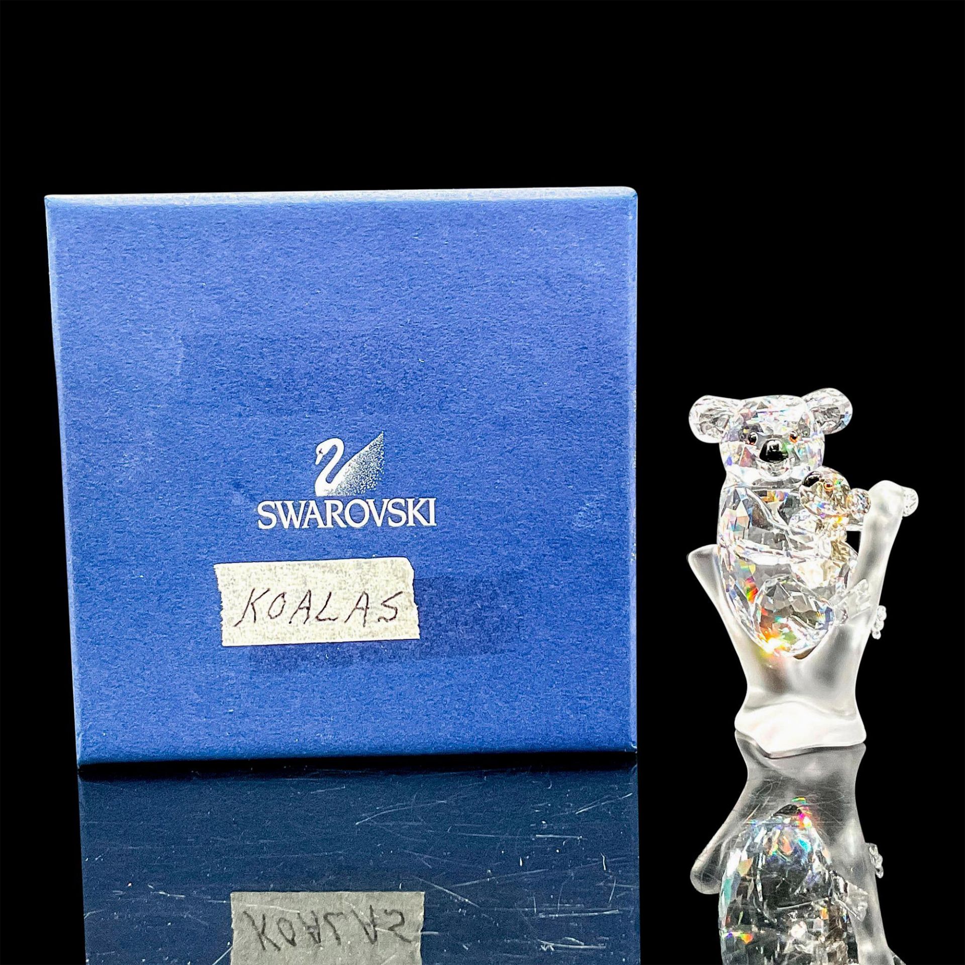 Swarovski Crystal Figurine, Koala Mother and Baby - Image 4 of 4