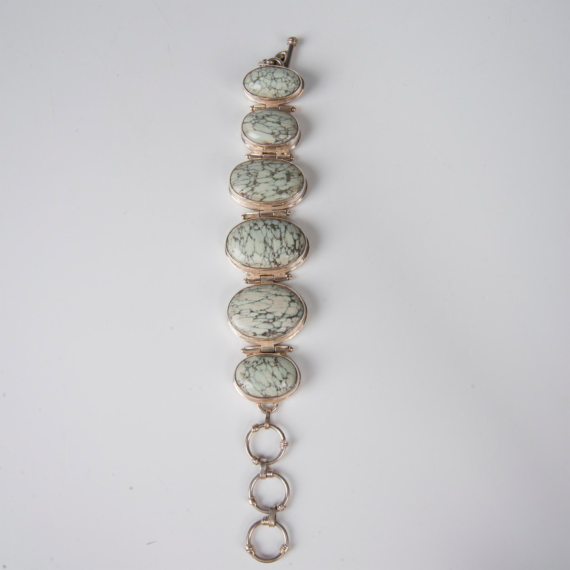 Sterling Silver and Stone Bracelet - Image 4 of 7