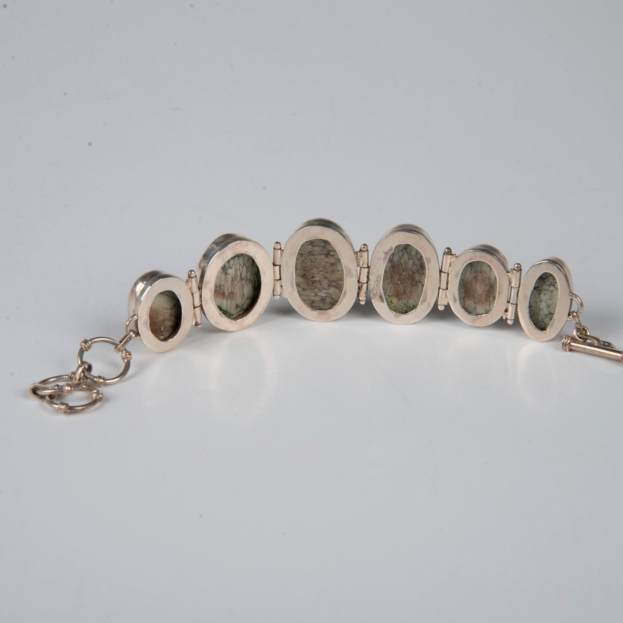 Sterling Silver and Stone Bracelet - Image 2 of 7