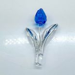 Swarovski Crystal Figurine, Blue Tulip