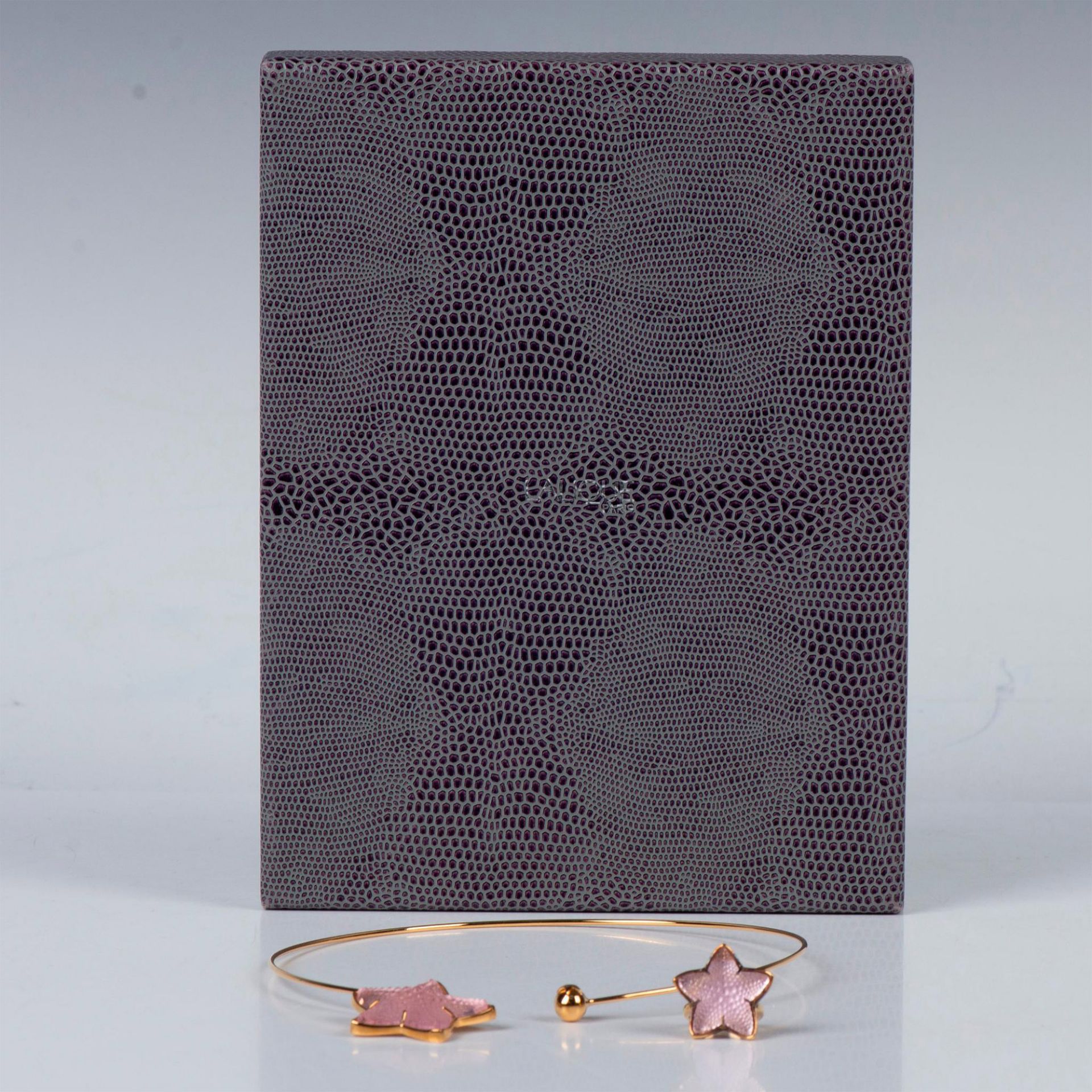 2pc Lalique Paris Pink Oceania Starfish Necklace & Ring - Bild 12 aus 14