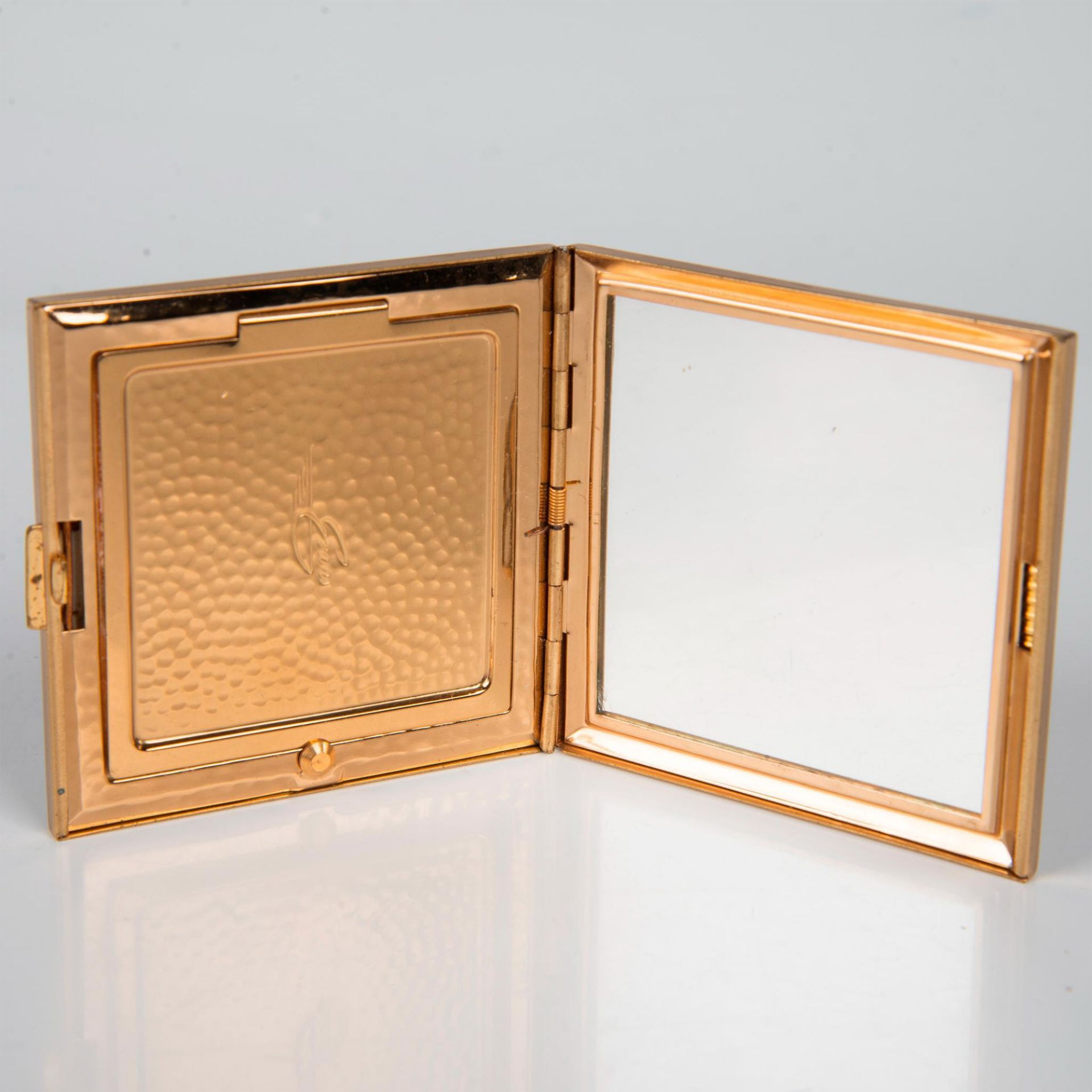 Evans Gold Tone Compact Case - Bild 3 aus 6