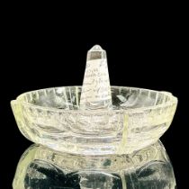 Depression Era Pressed Glass Ring Holder