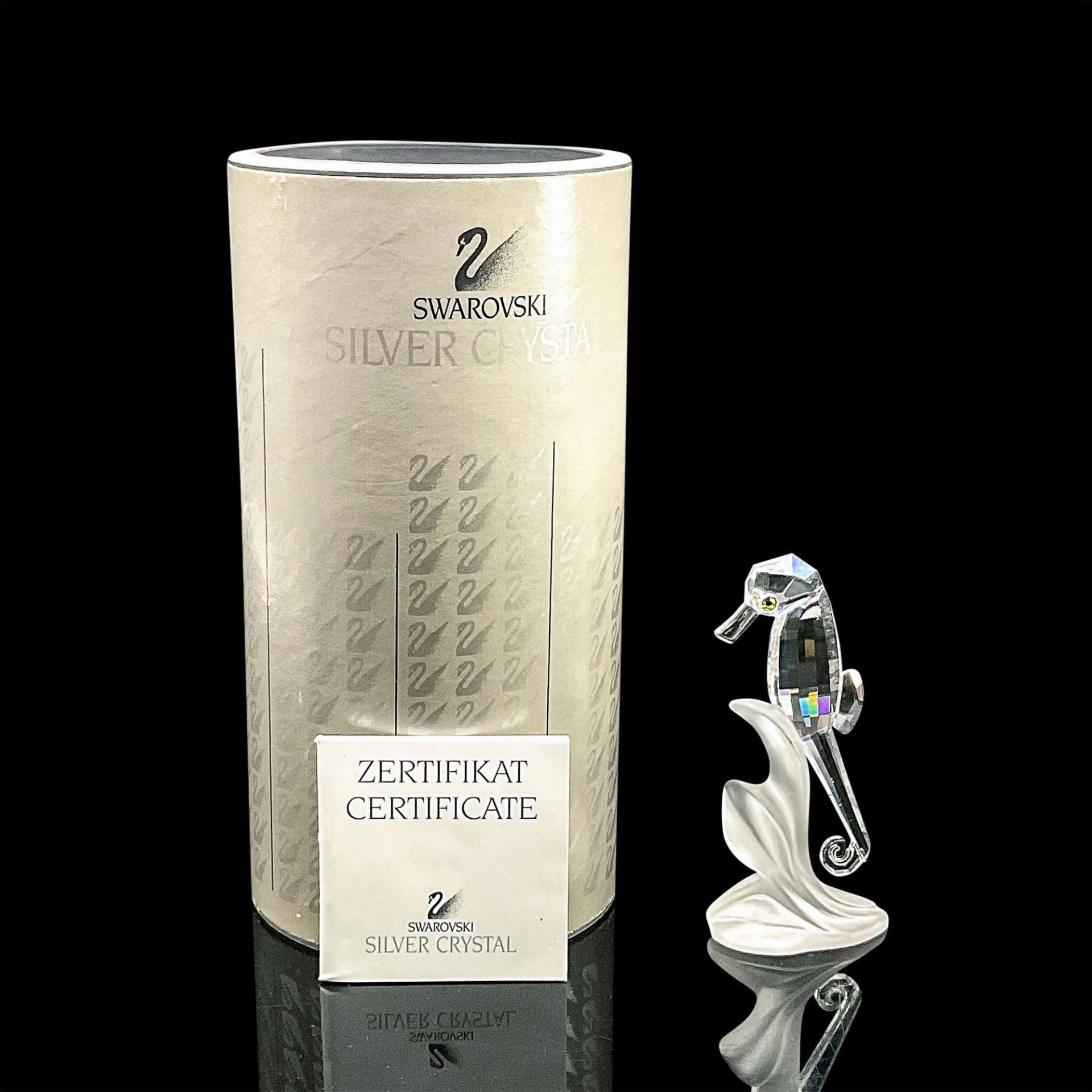 Swarovski Silver Crystal Figurine, Seahorse - Image 4 of 4