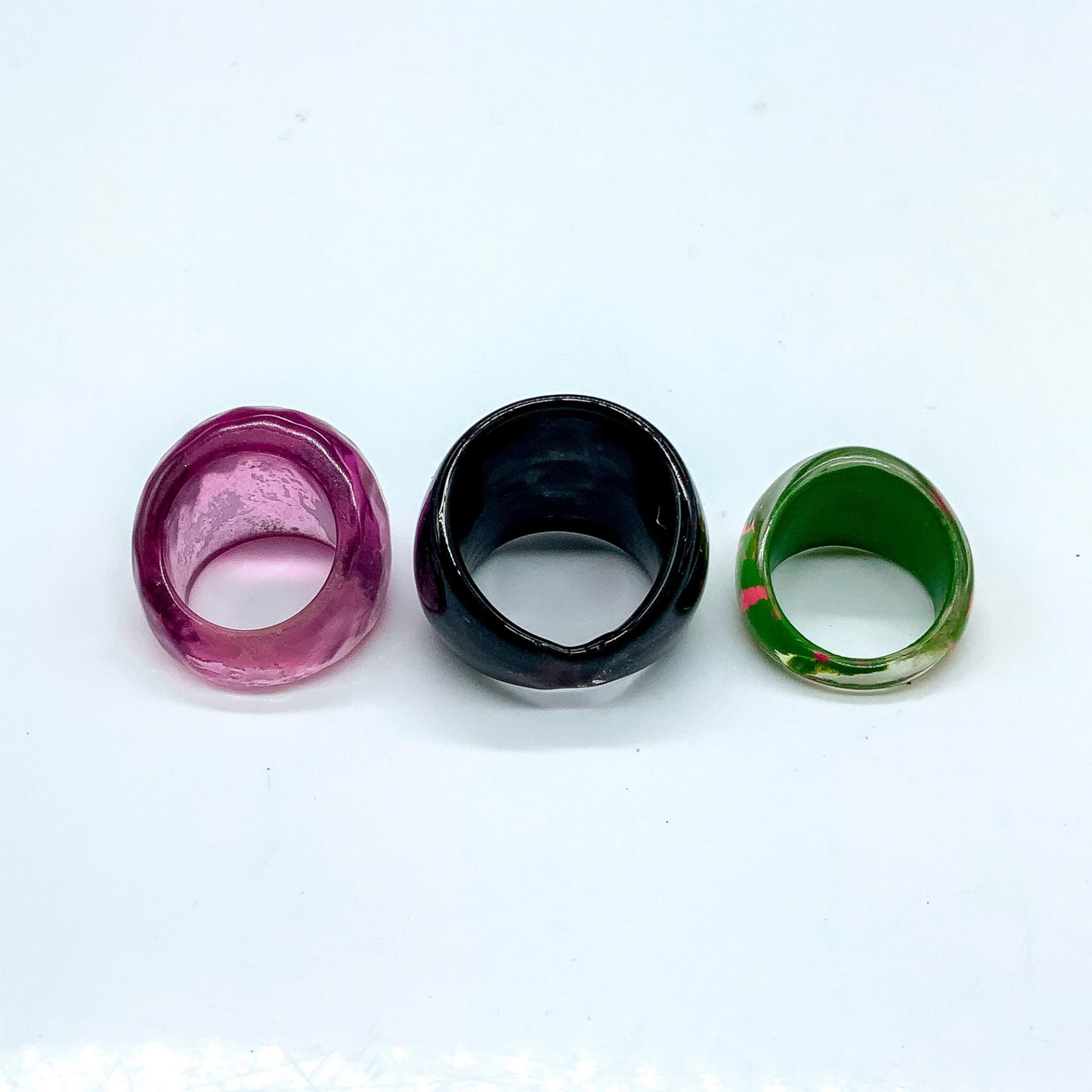 3pc Fun Colorful Costume Rings - Image 2 of 2