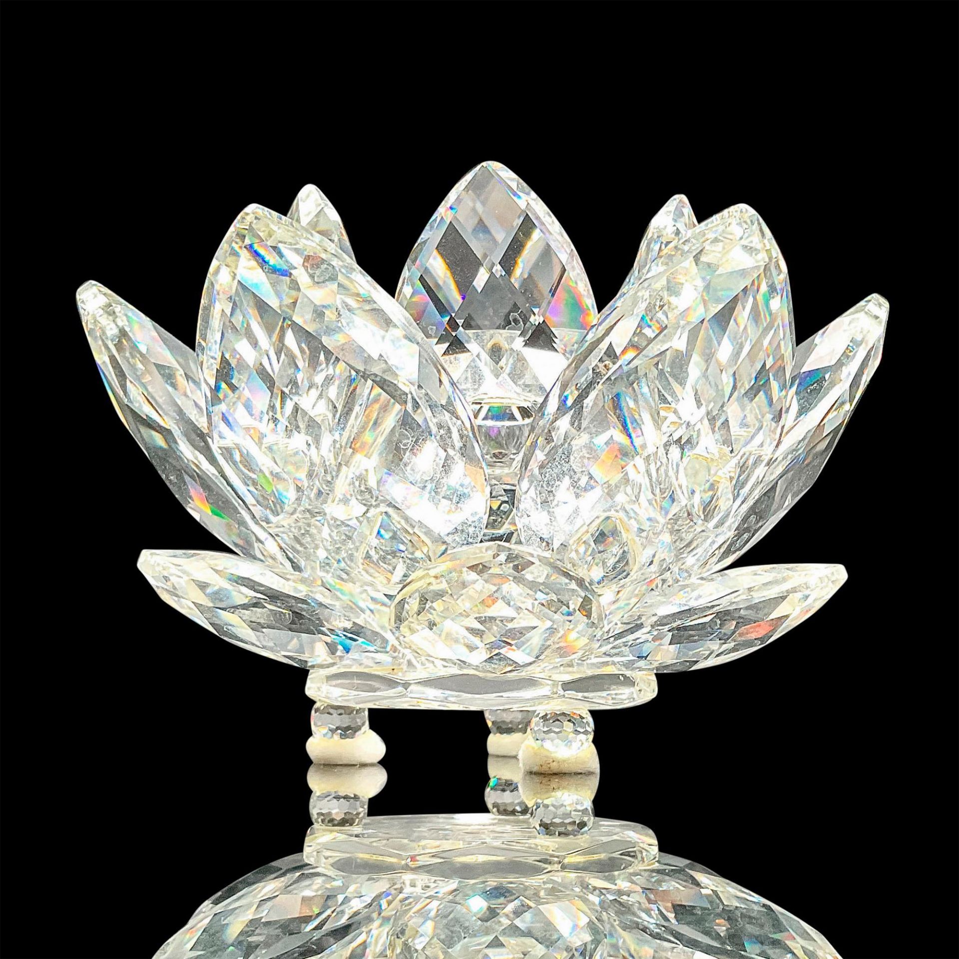 Swarovski Crystal Candle Stick Holder, Water Lily - Image 2 of 3