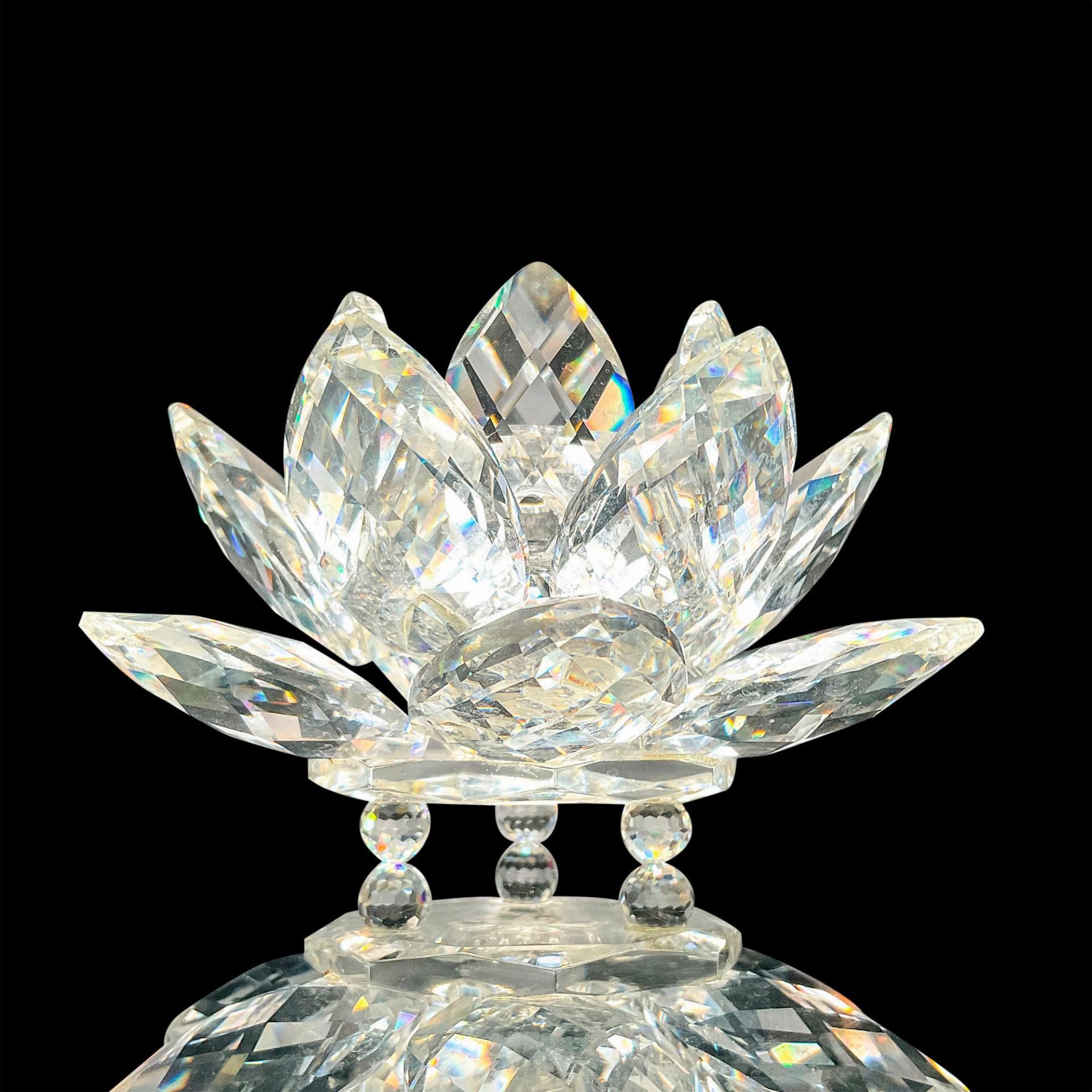 Swarovski Crystal Candle Stick Holder, Water Lily - Image 2 of 3