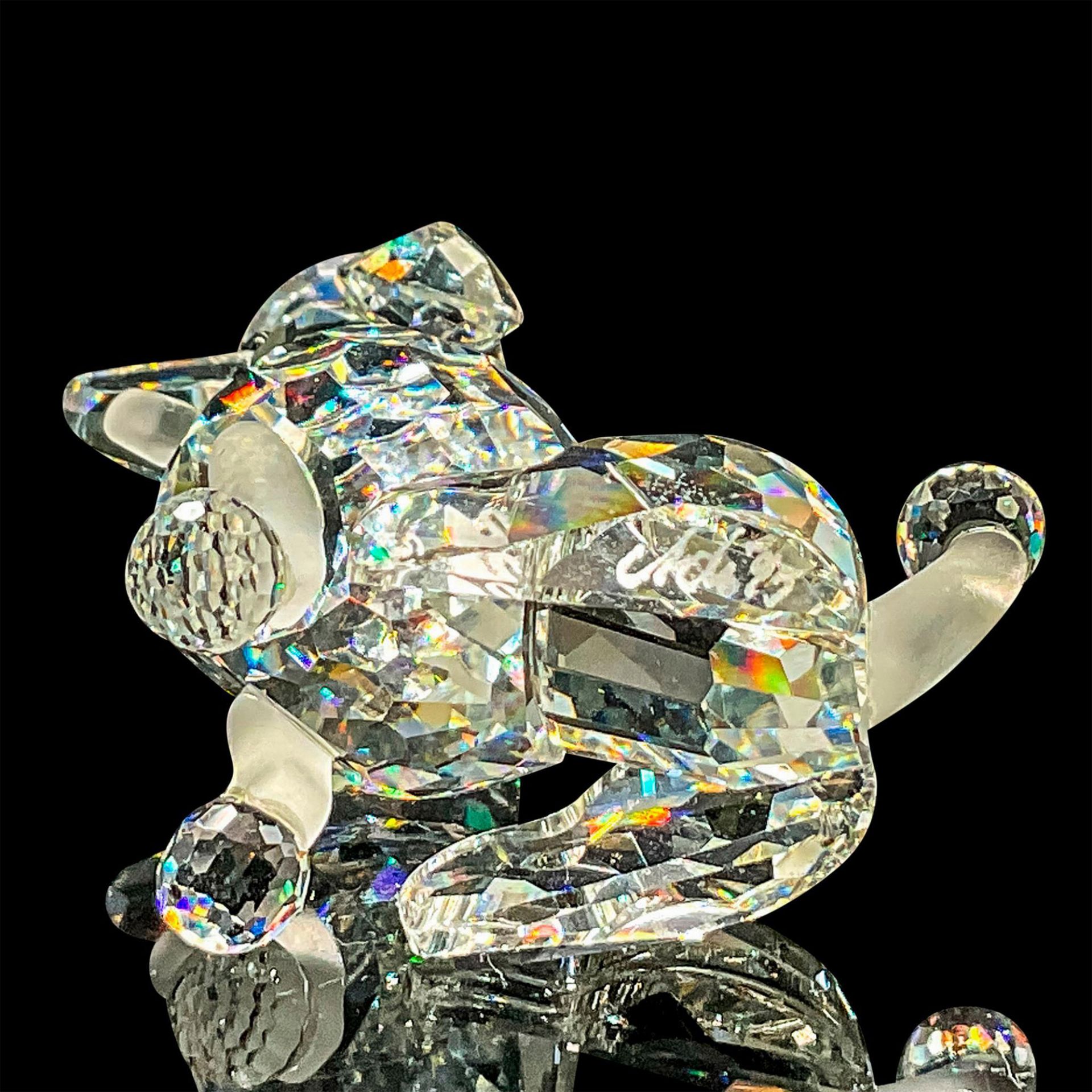 Swarovski Silver Crystal Figurine, Sitting Poodle - Image 4 of 5