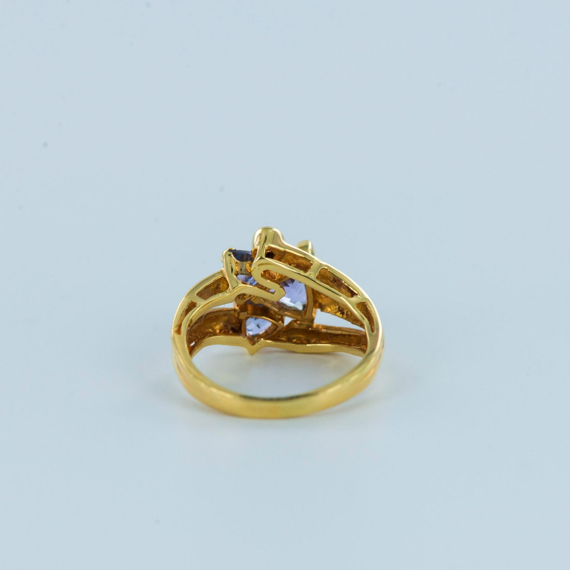 LeVian 18K Yellow Gold, Diamond, and Amethyst Ring - Bild 6 aus 13