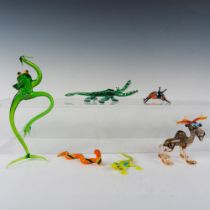 6pc Collection of Art Glass Figurines