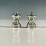 2pc Small Tre Spade Pewter Pepper Grinders