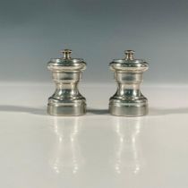 2pc Small Tre Spade Pewter Pepper Grinders