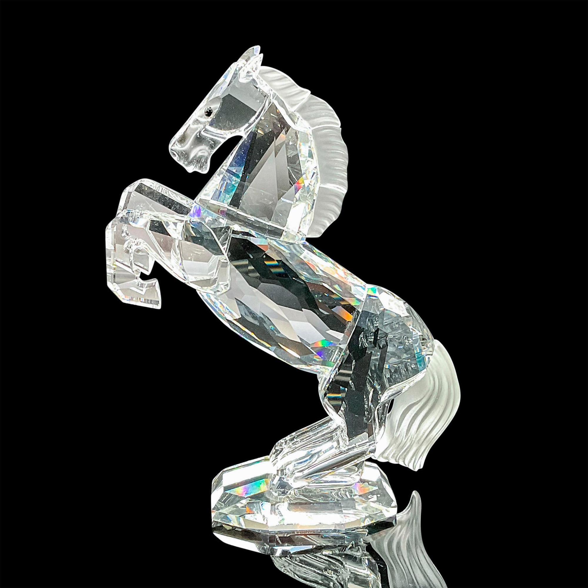 Swarovski Crystal Figurine, White Stallion Rearing - Image 2 of 3