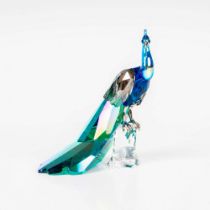 Swarovski Crystal Figurine, Peacock