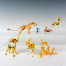 7pc Collection of Handblown Art Glass Figurines