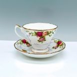 Royal Albert Teacup and Saucer, Rose Cameo Violet