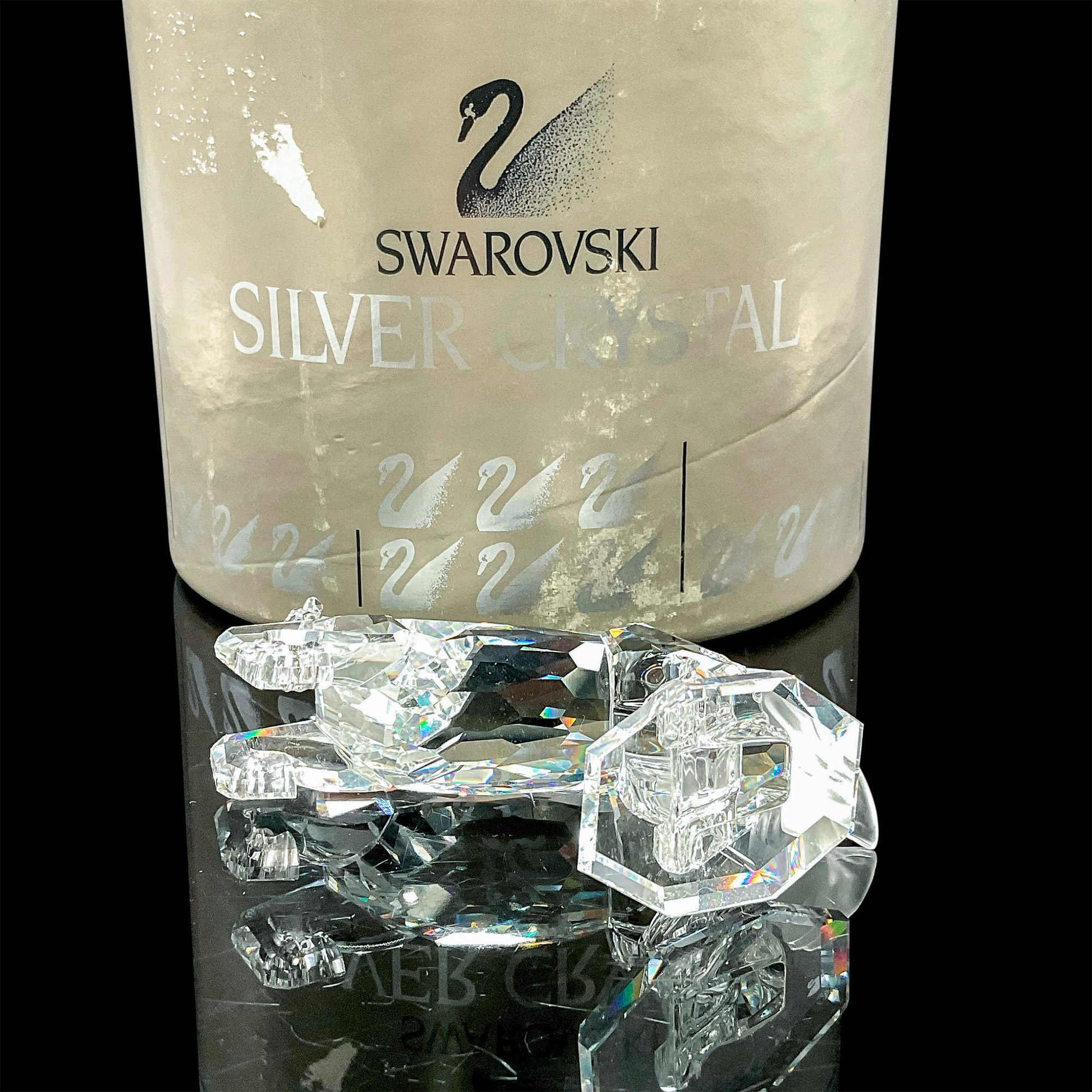 Swarovski Crystal Figurine, White Stallion Rearing - Image 3 of 3