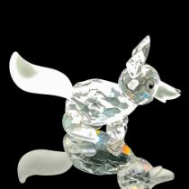 Swarovski Crystal Figurine, Fox Mini Running