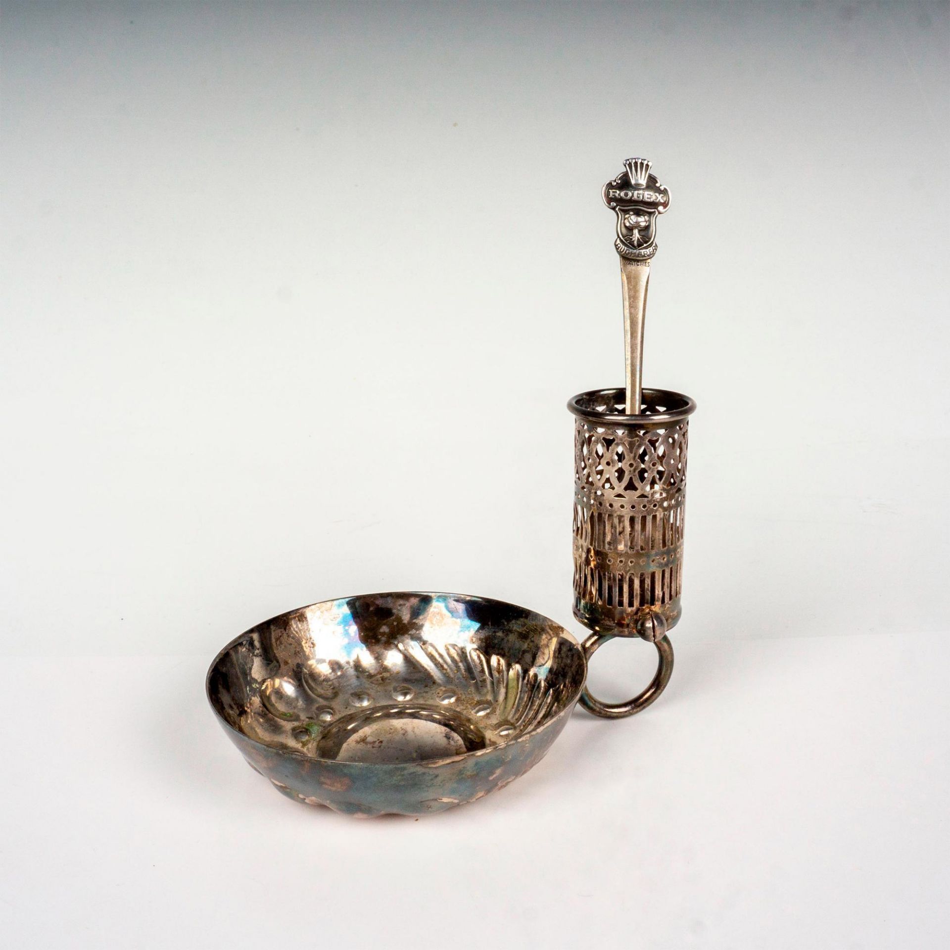 2pc Silver Plated Collectibles - Image 2 of 3