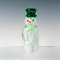 Glassworks Art Glass Figurine, Snowman