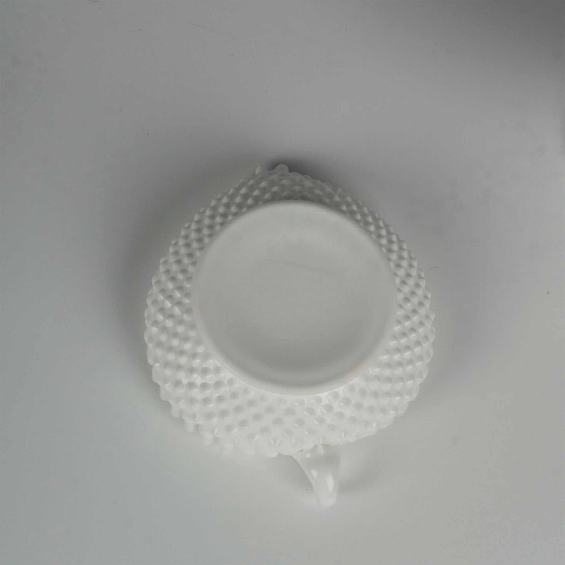 3pc Vintage Milk Glass Hobnail Bowl Grouping - Bild 8 aus 9