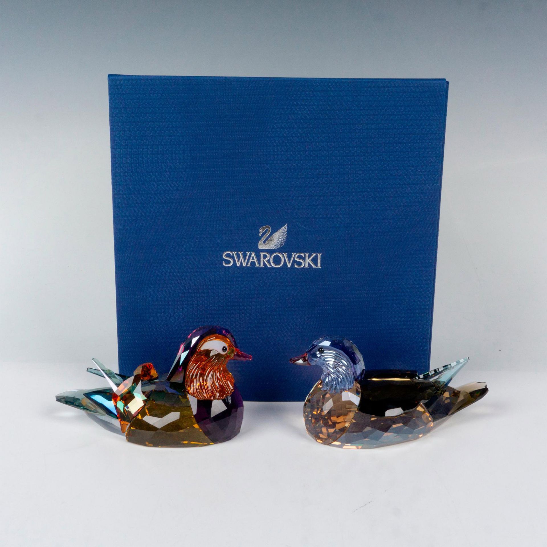 Swarovski Crystal Figurines, Mandarin Ducks - Image 4 of 4