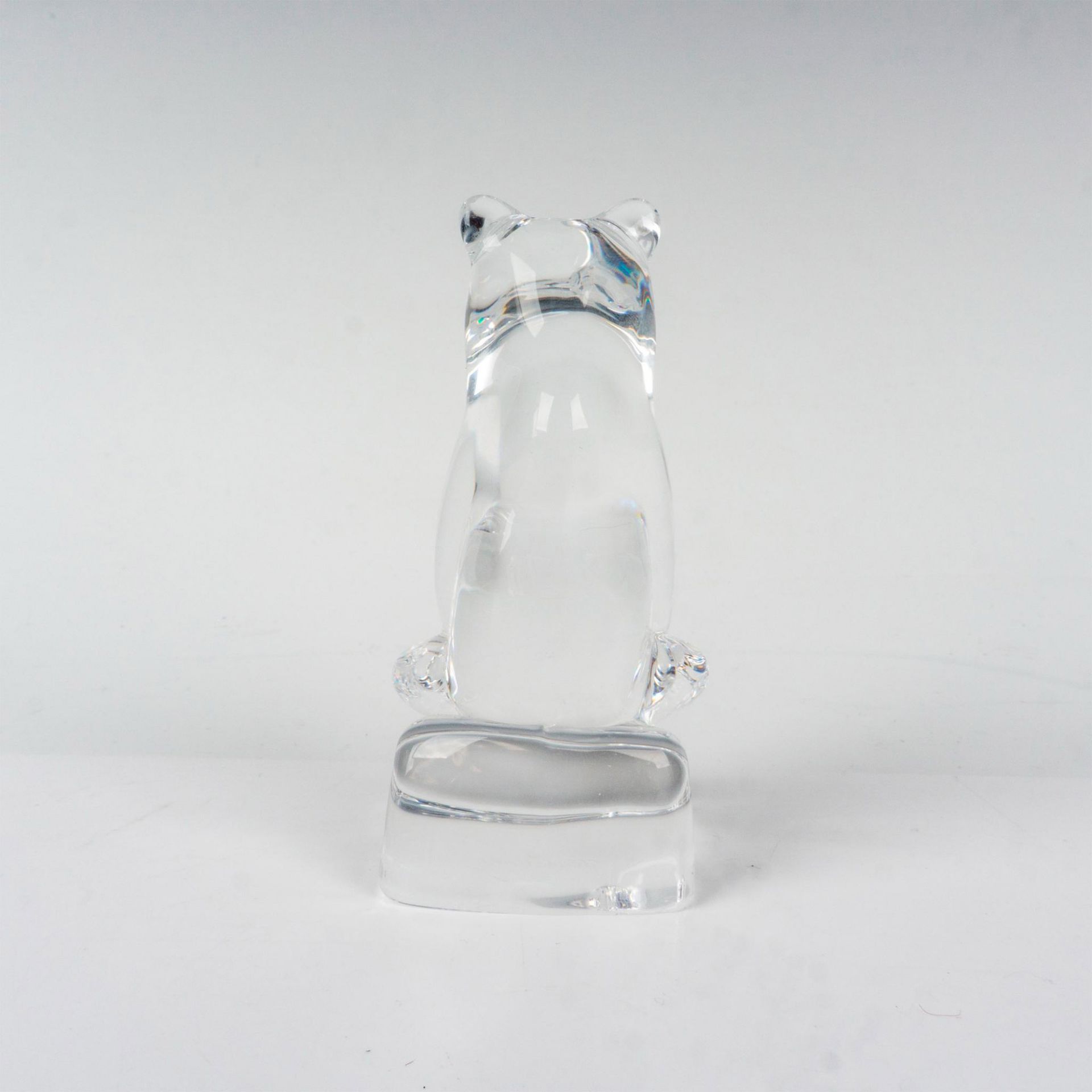 Hadeland Crystal Seated Bear Paperweight - Image 2 of 3