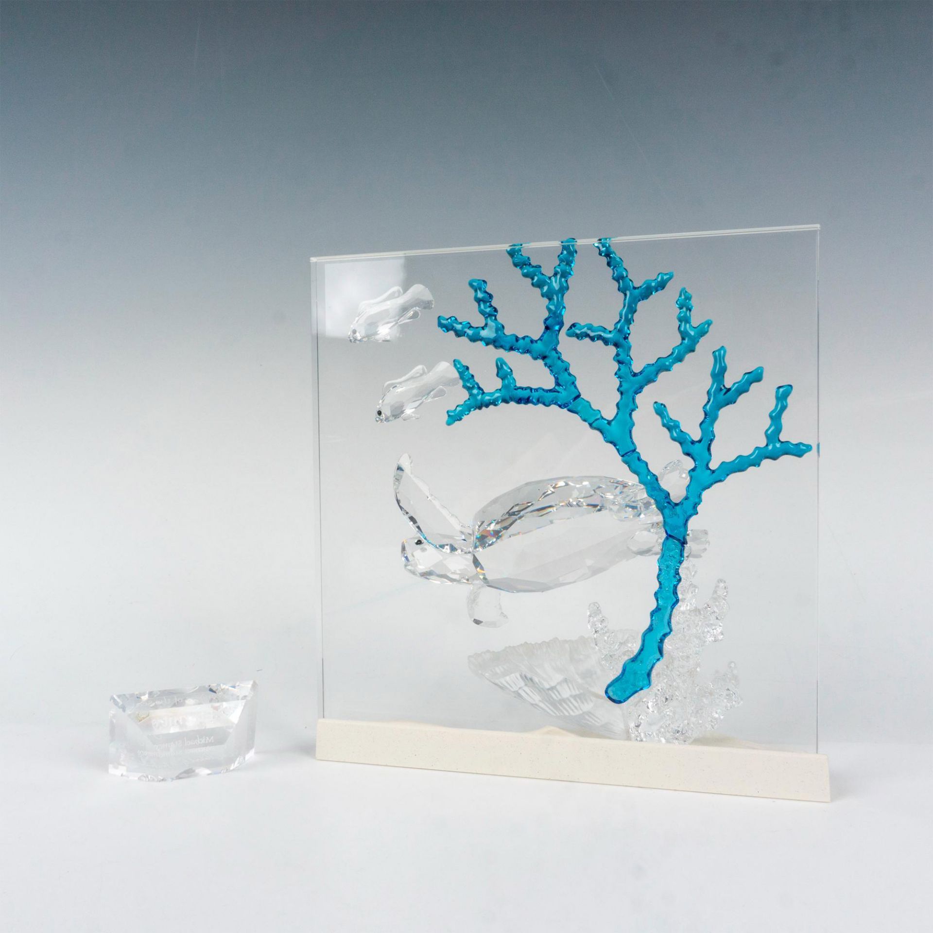 2pc Swarovski Crystal Figurine, Wonders of the Sea Eternity - Image 2 of 4