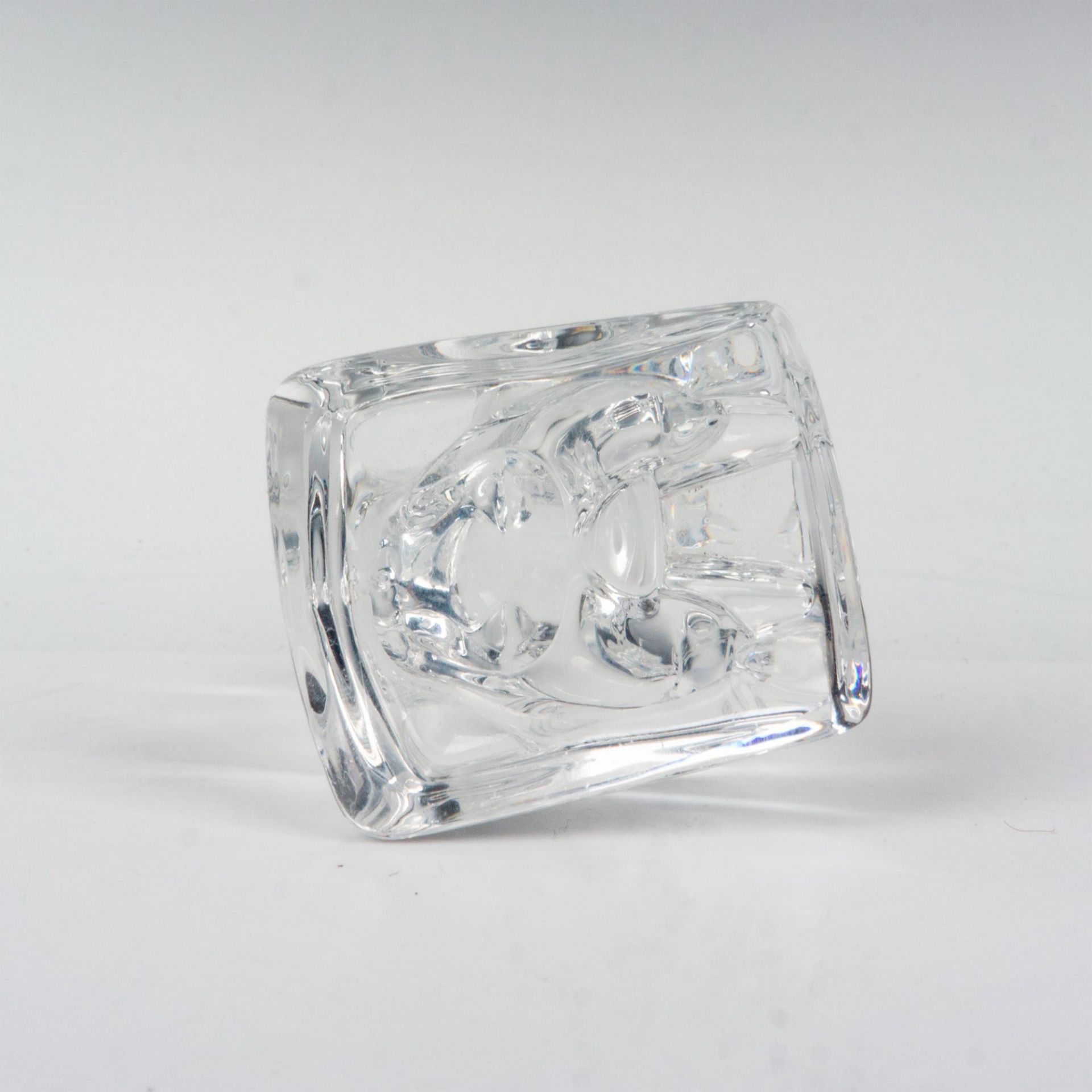Hadeland Crystal Seated Bear Paperweight - Image 3 of 3