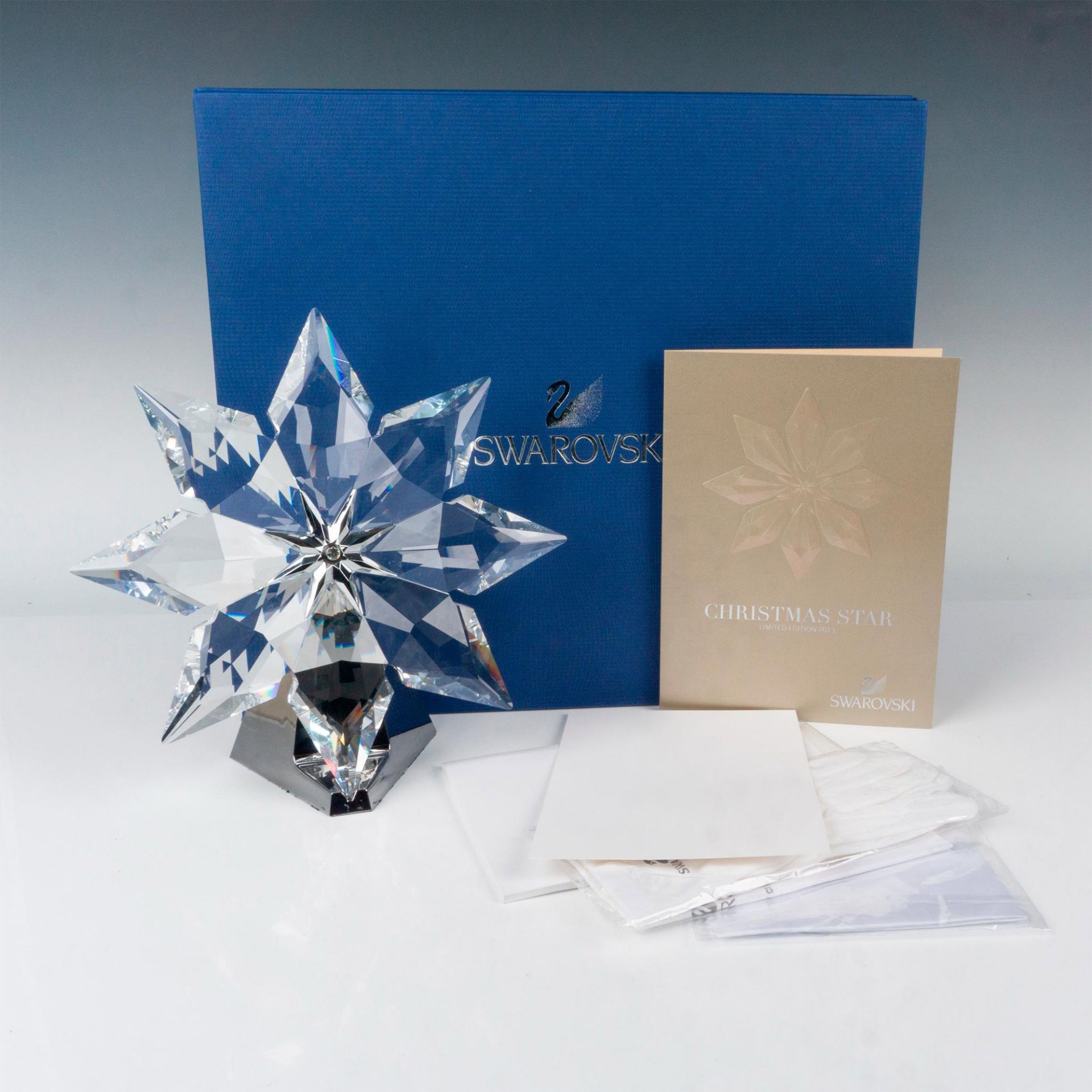 Swarovski Crystal Ornament, 2013 Large Christmas Star - Image 5 of 5