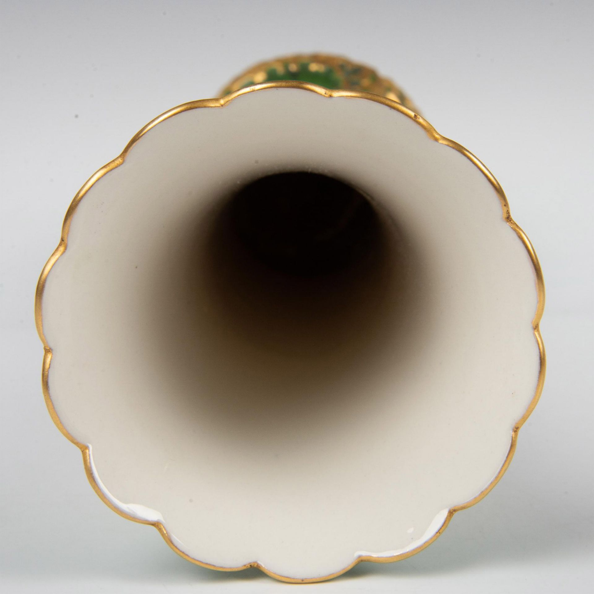 Antique Belleek Willets Porcelain Rose Vase - Image 4 of 6