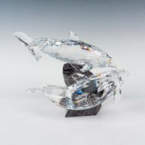 Swarovski Crystal Figurine, Dolphins