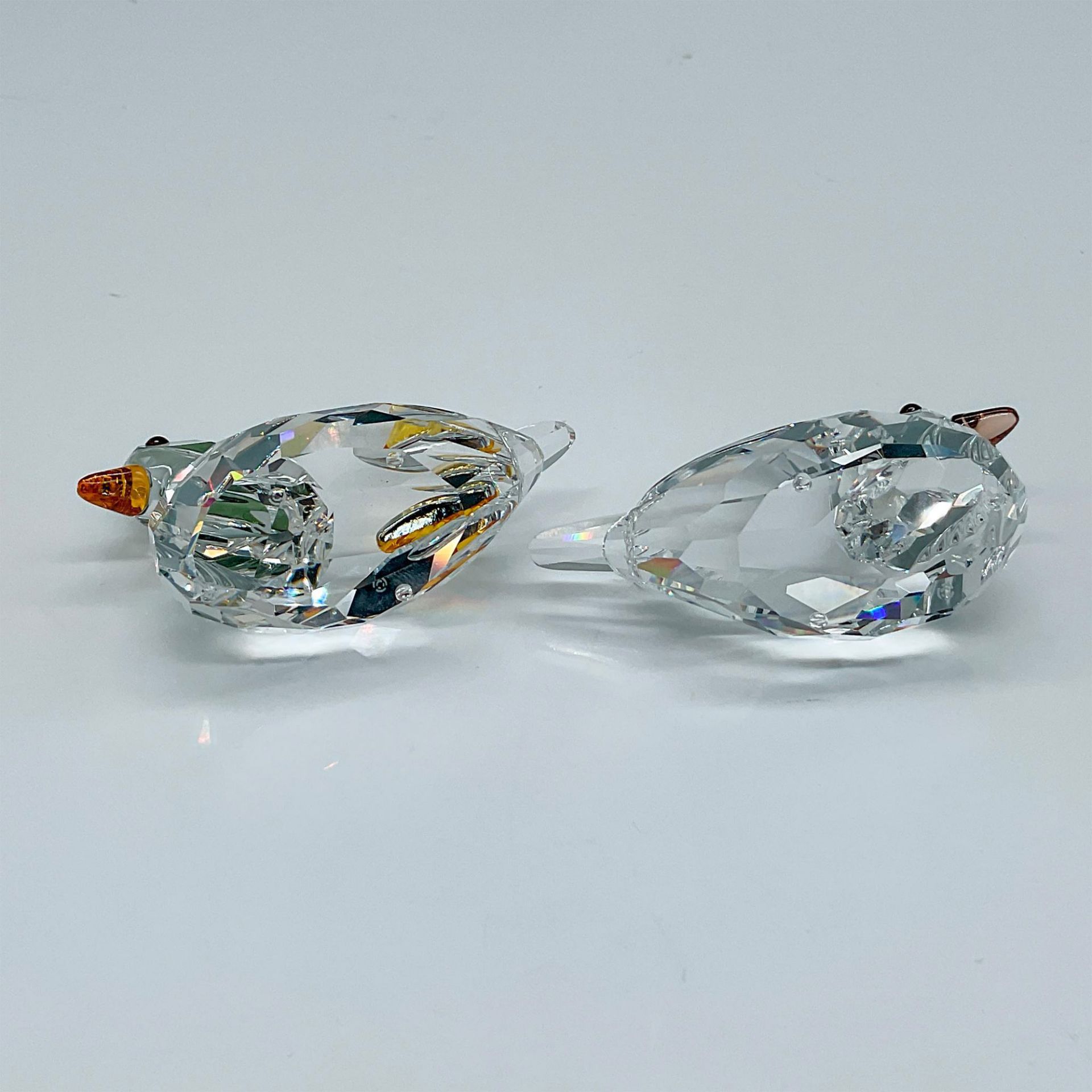Swarovski Crystal Figurines, Mandarin Ducks Signed - Image 4 of 4