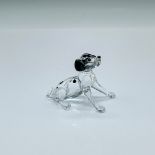 Swarovski Crystal Figurine, Dalmatian Puppy Sitting