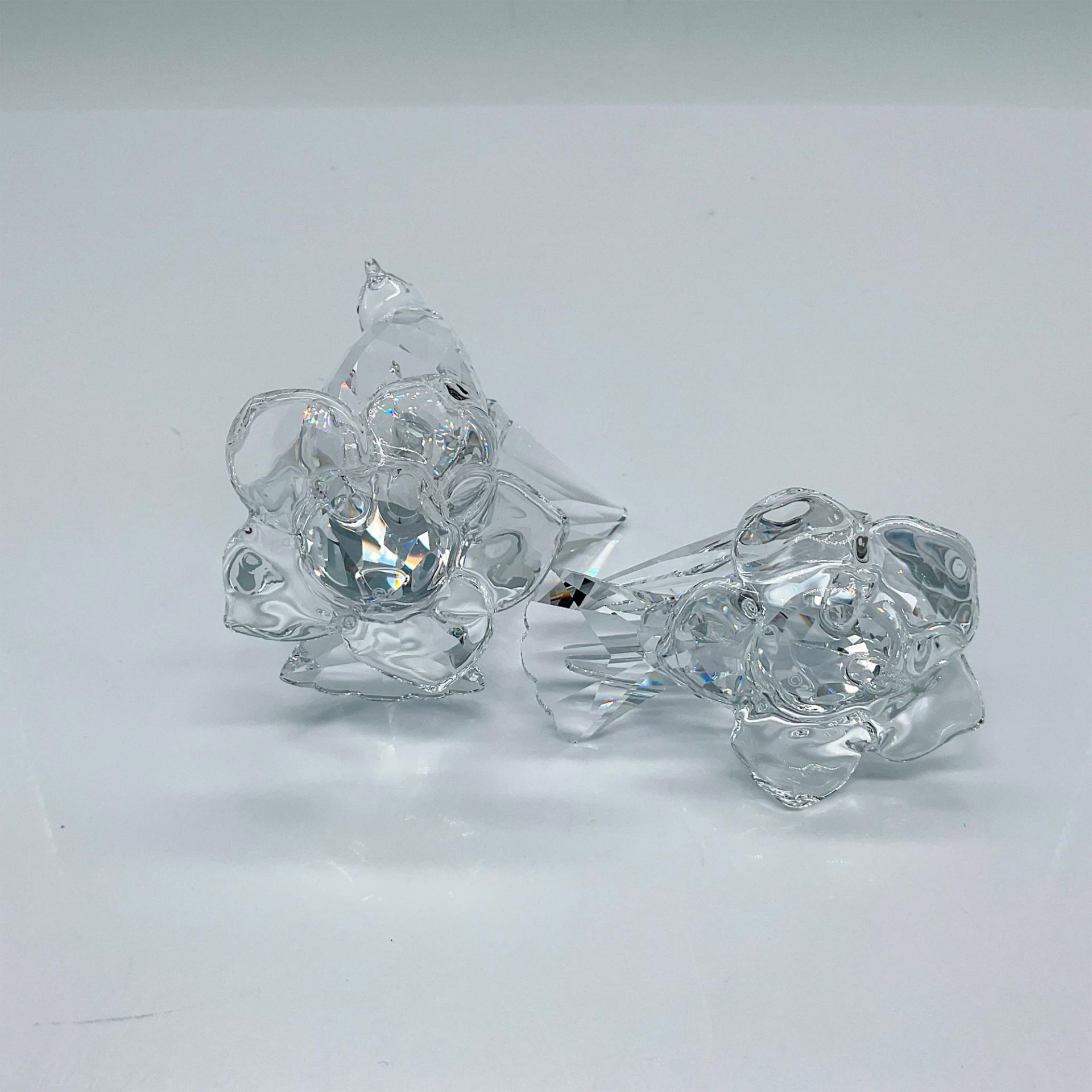 Swarovski Crystal Figurines, Turtledoves - Image 3 of 3