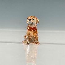 Swarovski Crystal Figurine, Golden Retriever Puppy