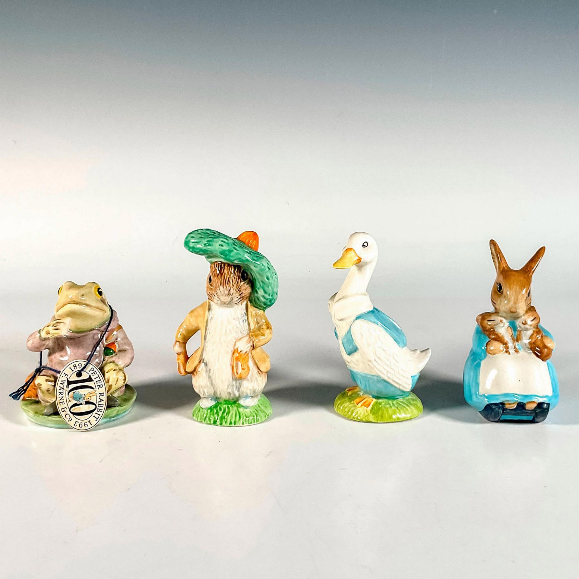 4pc Beatrix Potter Peter Rabbit Figurines - Image 2 of 5