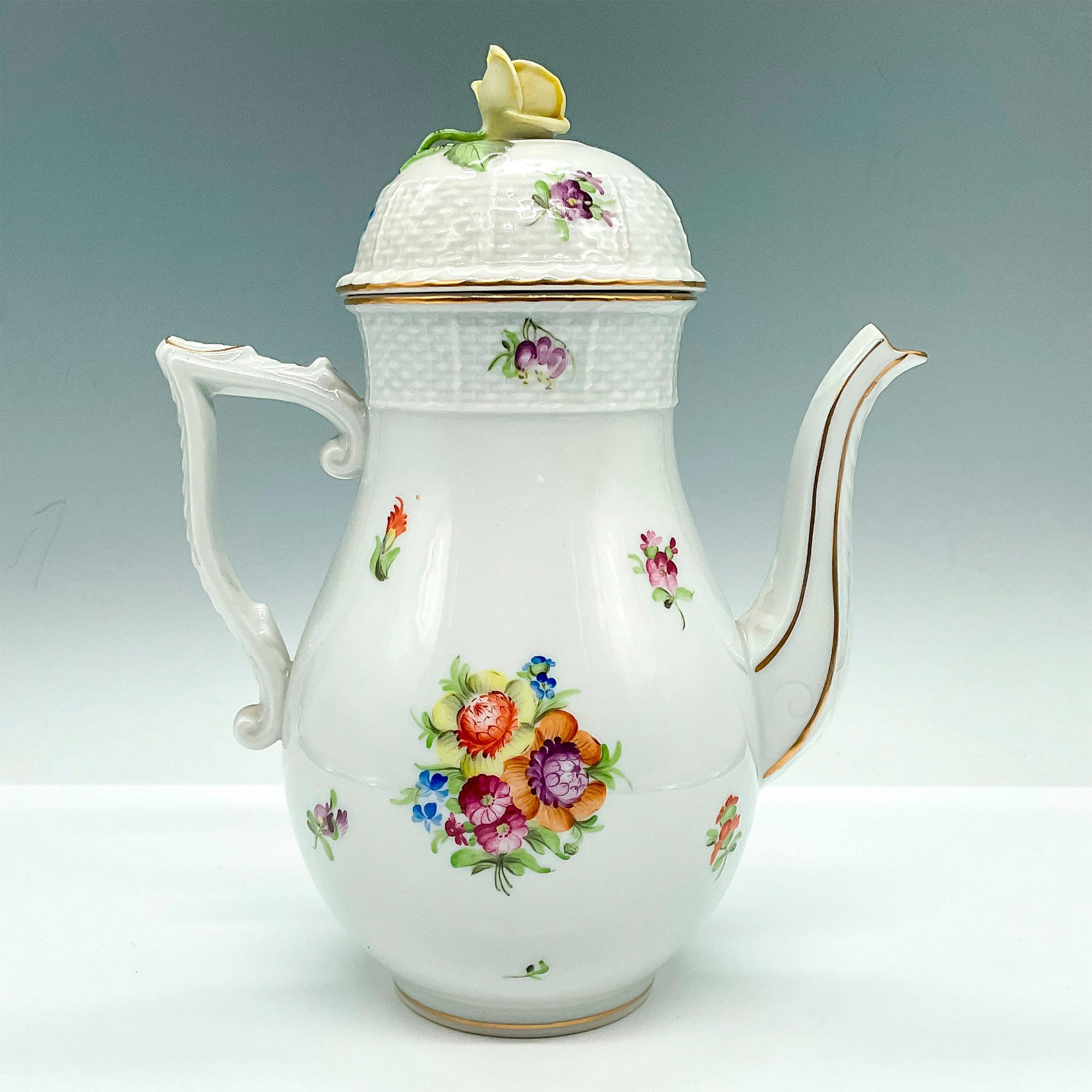 Herend Porcelain Coffee Pot - Image 2 of 3