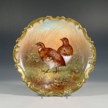 Lazeyras Rosenfel Lehman Muville Limoges Bird Wall Plate