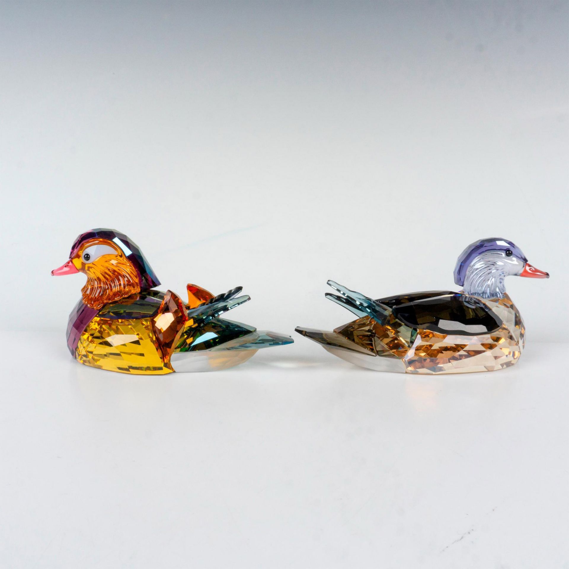 Swarovski Crystal Figurines, Mandarin Ducks - Image 2 of 4