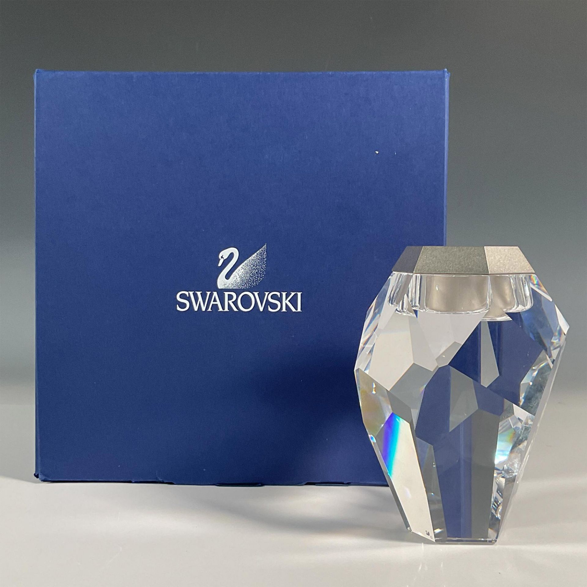 Swarovski Crystal Candleholder, Silex - Image 2 of 4