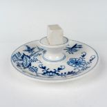 Meissen Porcelain Match Striker, Blue Onion