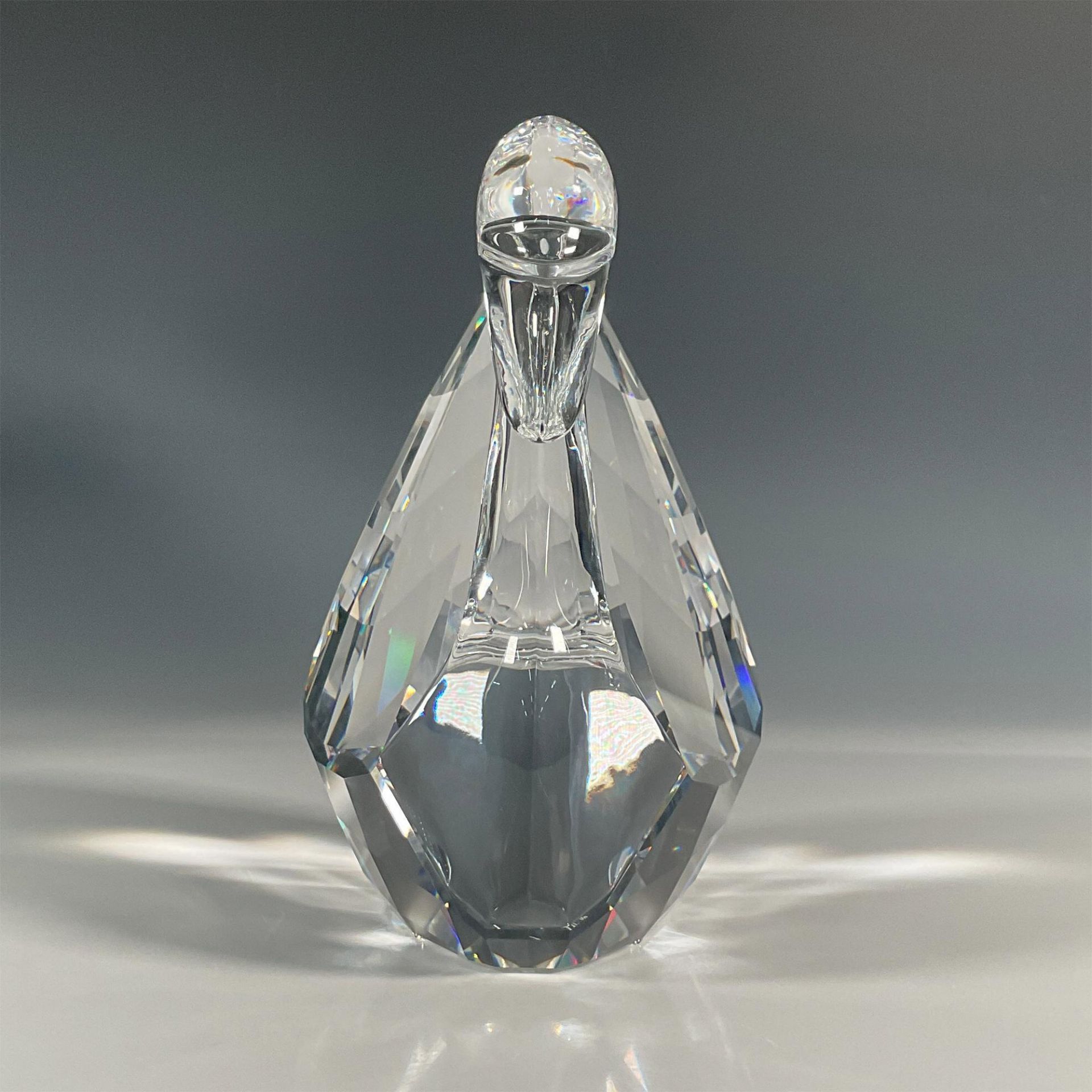 Swarovski Silver Crystal Soulmates Sculpture, Maxi Swan - Image 3 of 5