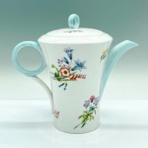 Shelley Bone China Coffee Pot with Lid, Wildflowers