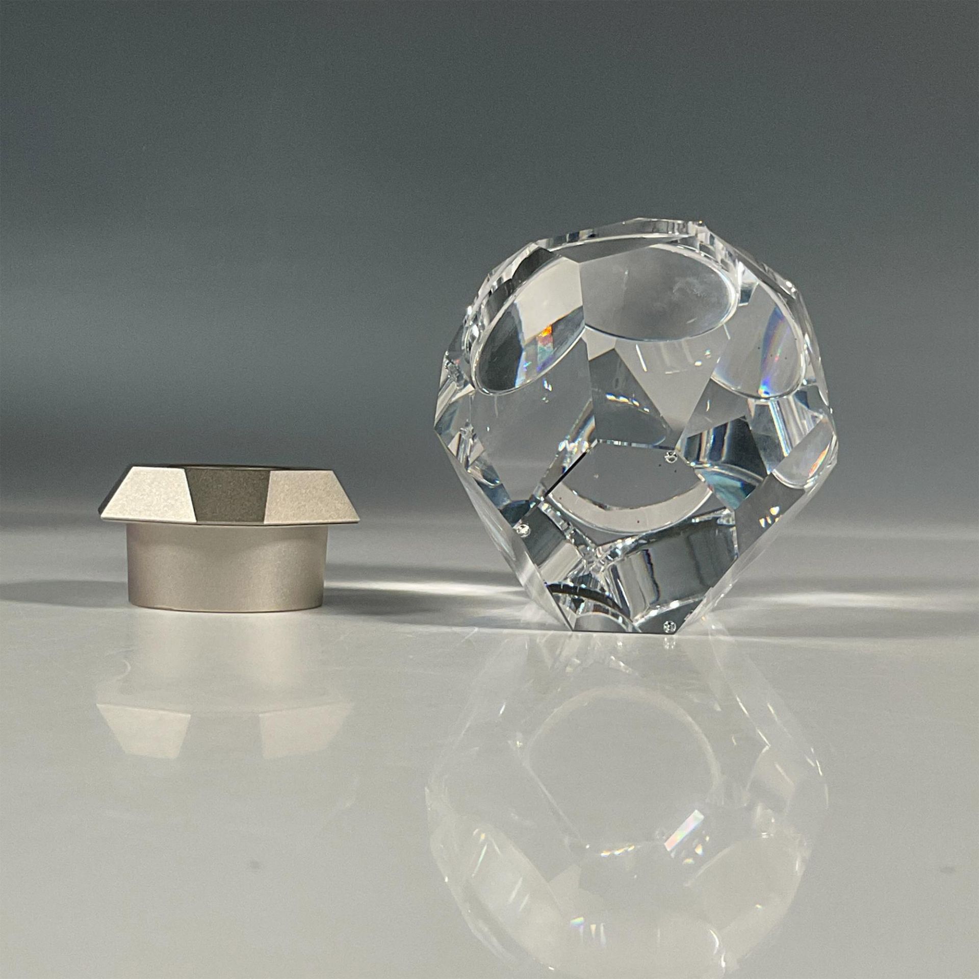 Swarovski Crystal Candleholder, Silex - Image 4 of 4