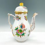 Herend Hungary Porcelain Coffee Pot with Lid, Queen Victoria