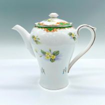 Shelley Bone China Coffee Pot, Primrose