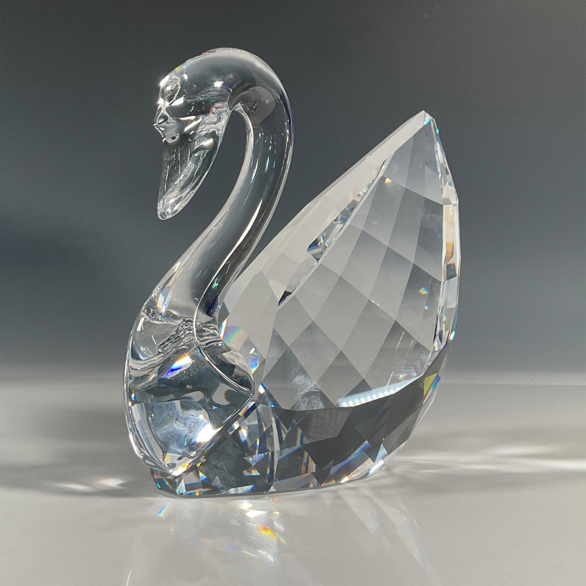 Swarovski Silver Crystal Soulmates Sculpture, Maxi Swan - Image 5 of 5