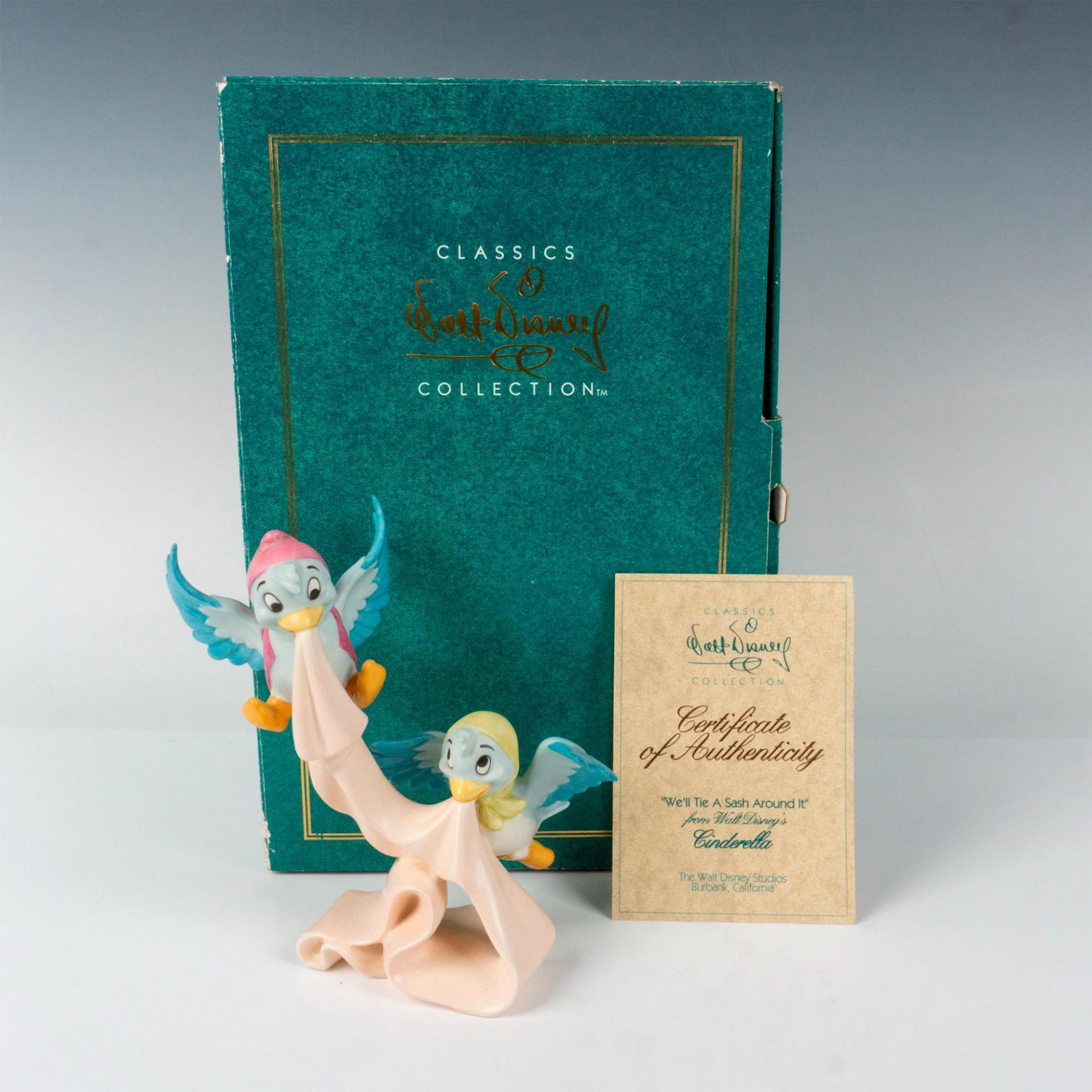 Walt Disney Classics Collection Figurine, Birds with Sash - Image 4 of 4
